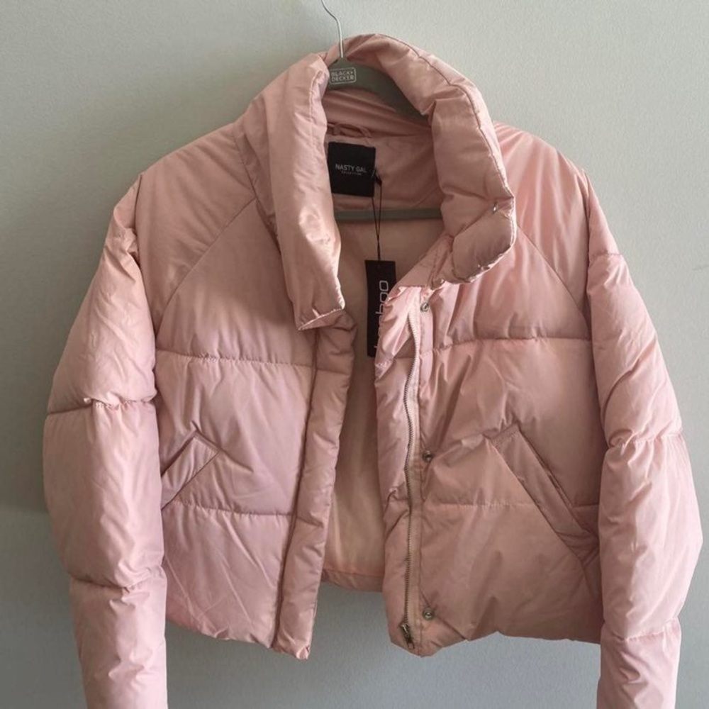 NWT baby pink puffer